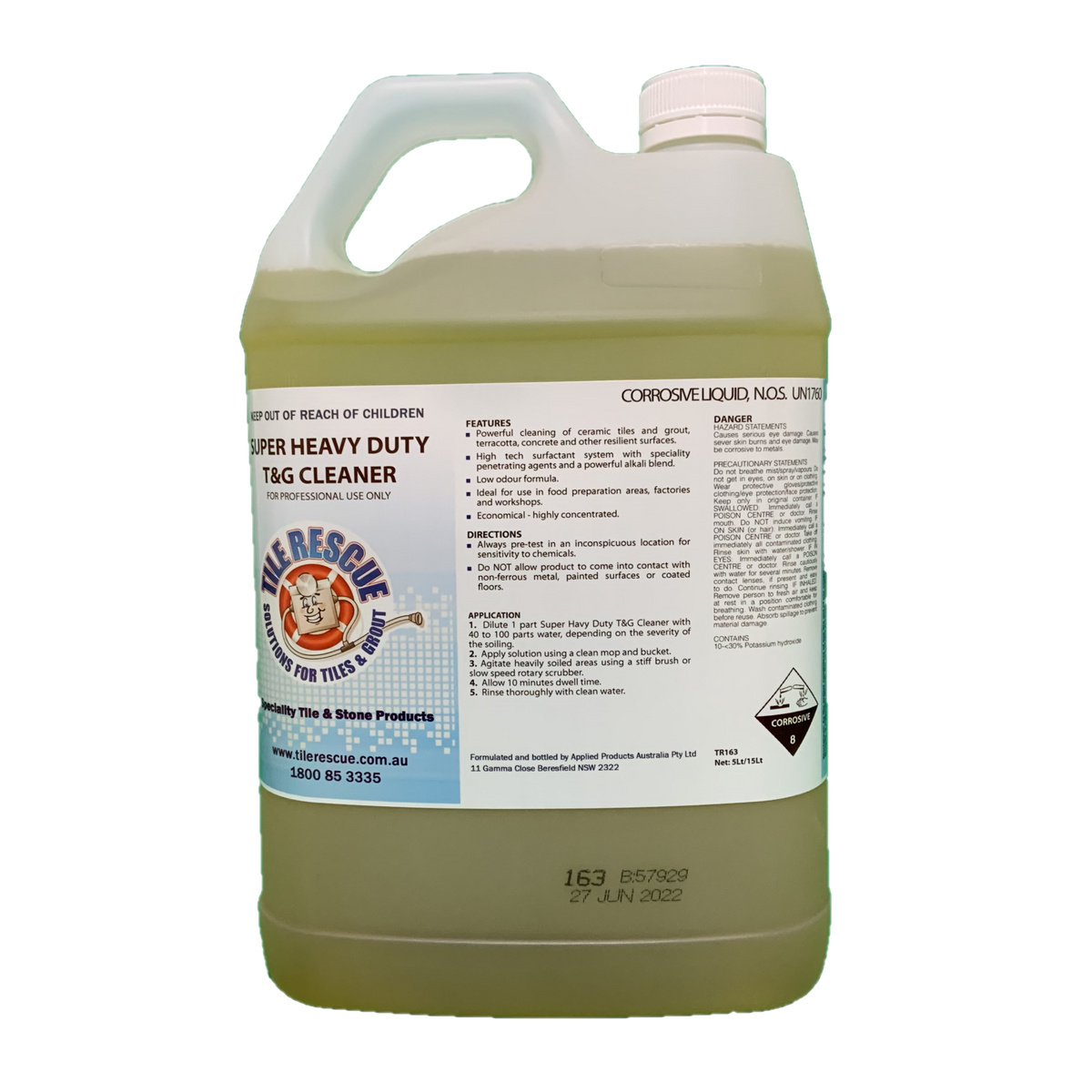 Tile Rescue Super Heavy Duty T&G Cleaner